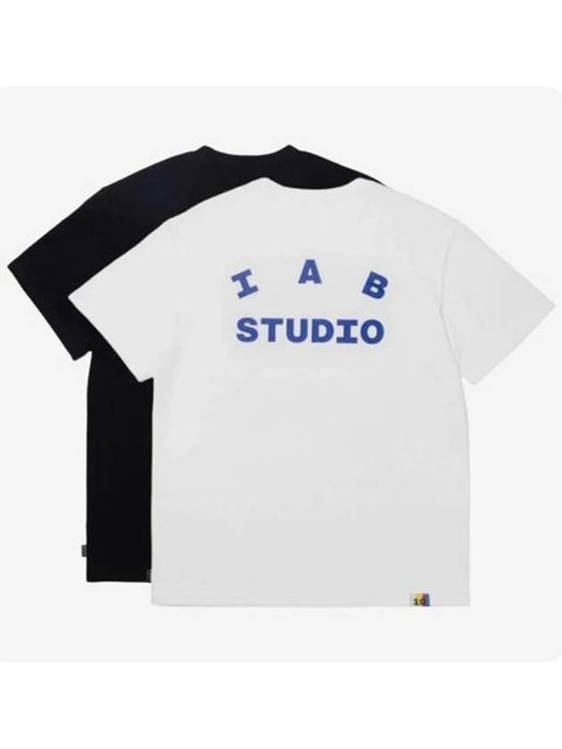 10th Anniversary Short Sleeve T-Shirt White Black - IAB STUDIO - BALAAN 2