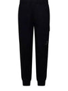 Diagonal Raised Fleece Lens Track Pants Black - CP COMPANY - BALAAN 2