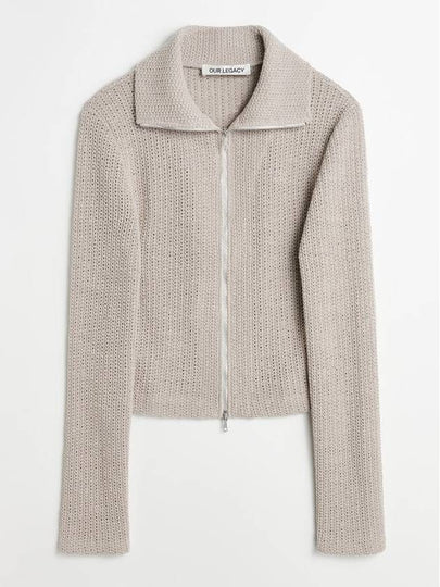 Slim Zip Longsleeve Cardigan Ivory - OUR LEGACY - BALAAN 2