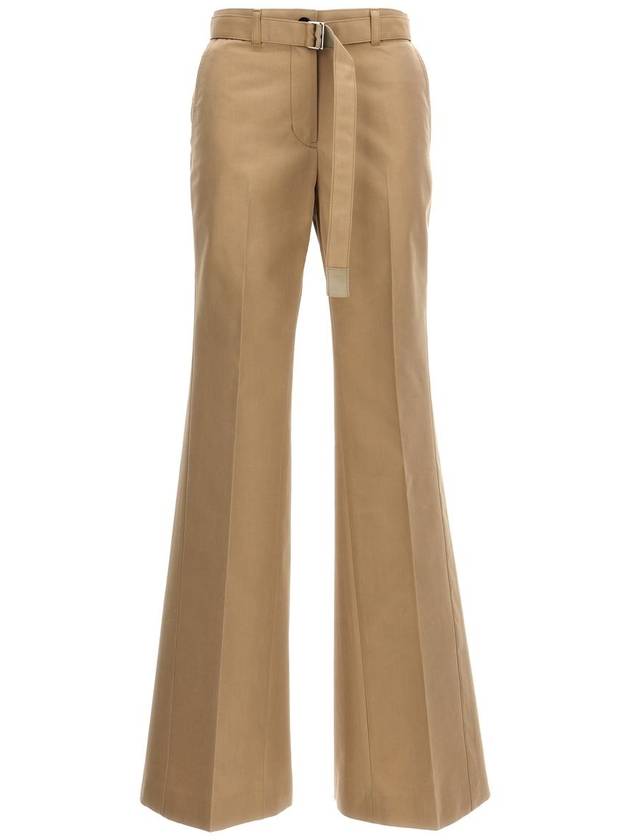 Straight Pants 2407242651 Beige - SACAI - BALAAN 2