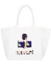 Yenky Logo Tote Bag Ecru - ISABEL MARANT - BALAAN 3