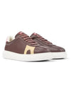 Twins Non Dyed Leather Low-Top Sneakers Burgundy - CAMPER - BALAAN 2