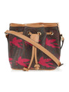 Stampa Pegasus Bucket Bag Red Brown - ETRO - BALAAN 1