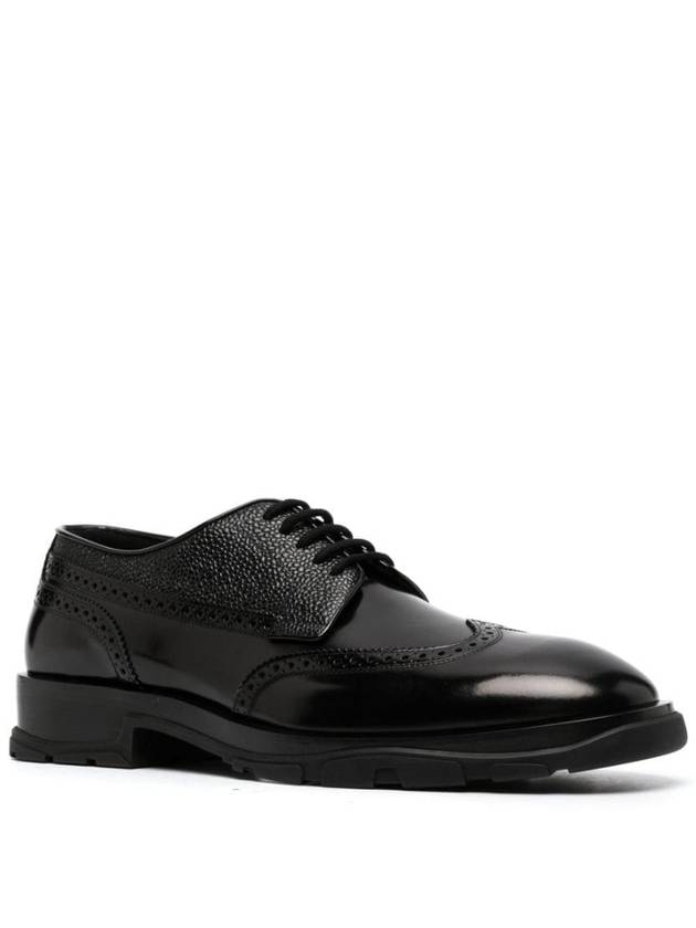 Men's Hybrid Sole Brogue Black - ALEXANDER MCQUEEN - BALAAN 4