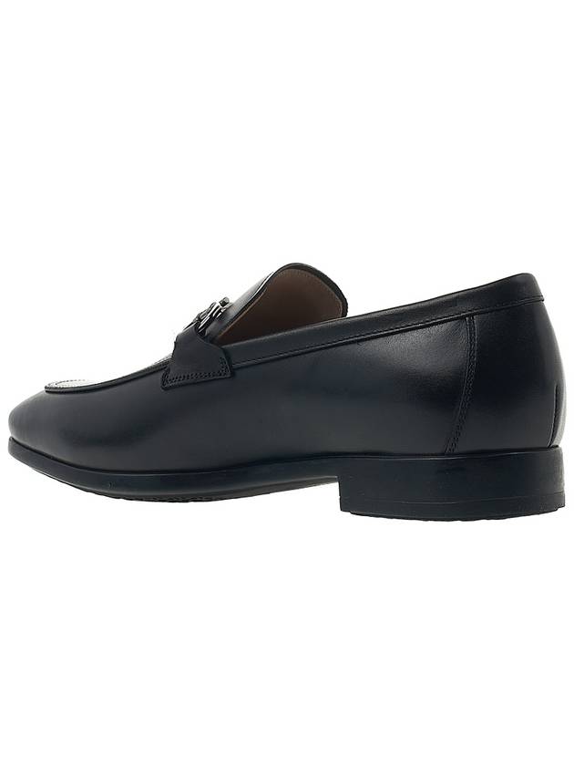 Ferragamo Men's Gancini Ornament Moccasins REE NERO 0735236 - SALVATORE FERRAGAMO - BALAAN 3