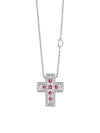 Women's Belle Epoque Ruby Necklace Silver - DAMIANI - BALAAN 2