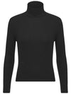 Cashmere Silk Long Sleeve Turtleneck Black - DIOR - BALAAN 2