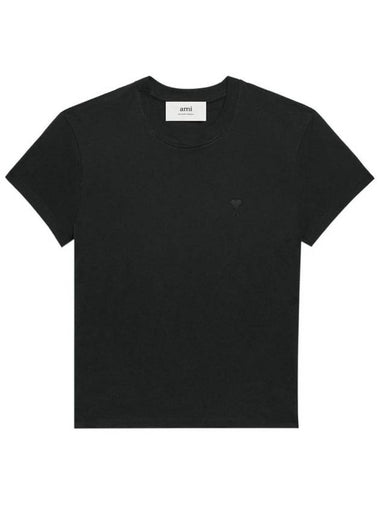 De Coeur Black Heart Short Sleeve T Shirt - AMI - BALAAN 1