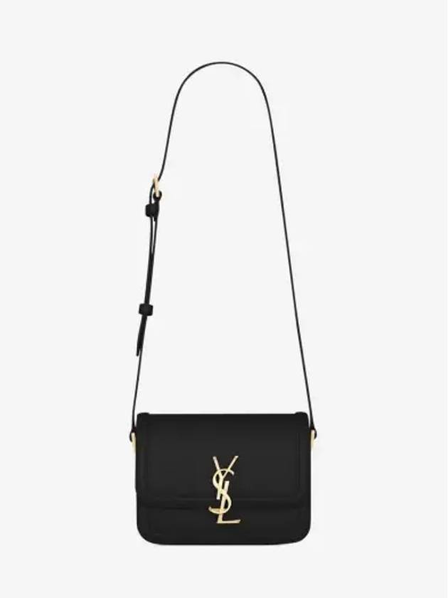 Gold Hardware Monogram Small Solferino Shoulder Bag Black - SAINT LAURENT - BALAAN 3