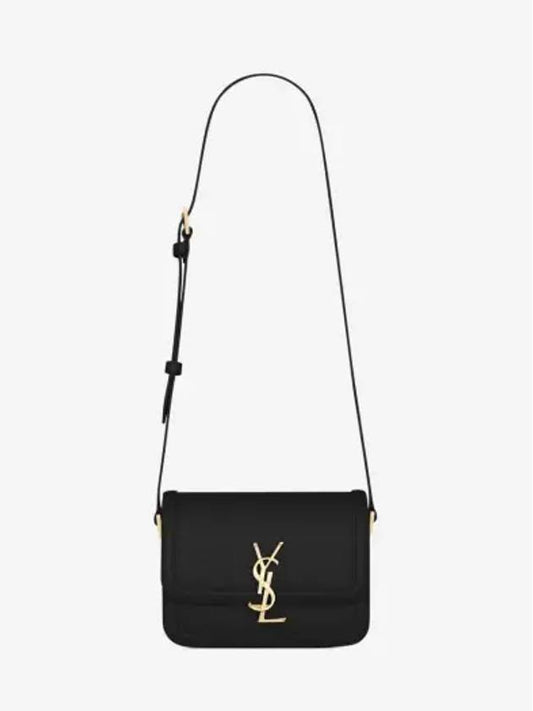 Gold Hardware Monogram Small Solferino Shoulder Bag Black - SAINT LAURENT - BALAAN 2