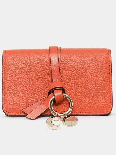 C Strap Logo Leather Women s Card Wallet CHC21WP015F57 848 - CHLOE - BALAAN 1