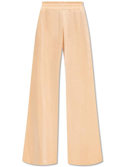 Women White Relaxed Fitting Satin Trousers Pants PAD264F284 D623 0000 0142 - FABIANA FILIPPI - BALAAN 2