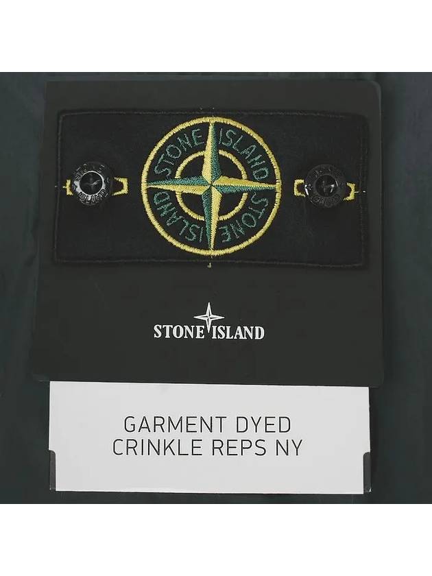 4100092 Crinkle Reps R-NY Wind Resistant Anti Drop Hooded Jacket Grey - STONE ISLAND - BALAAN 5