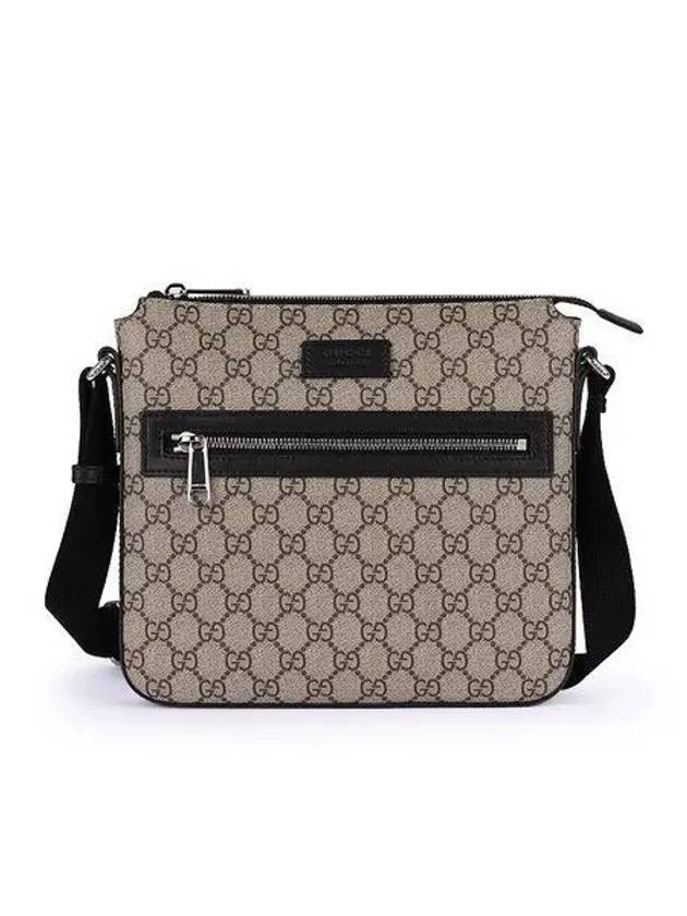 GG Supreme Canvas Small Cross Bag Beige Brown - GUCCI - BALAAN 2