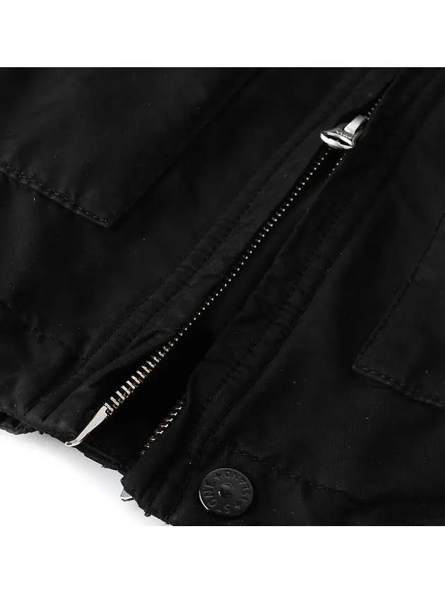 Logo David TC Down Hooded Jacket Black - STONE ISLAND - BALAAN 7