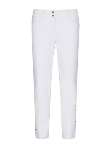 Anew Women s Side Slit Studded Pants Trousers AGCSWPT03WH Domestic Product GQCY23010933893 - ANEWGOLF - BALAAN 1