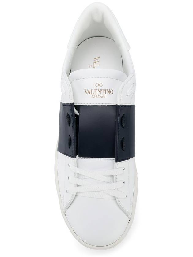 Hidden Open Band Low Top Sneakers White - VALENTINO - BALAAN 5