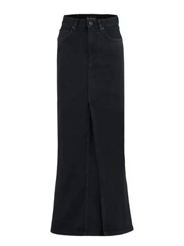 Maxi H-Line Skirt Black - BALENCIAGA - BALAAN 2