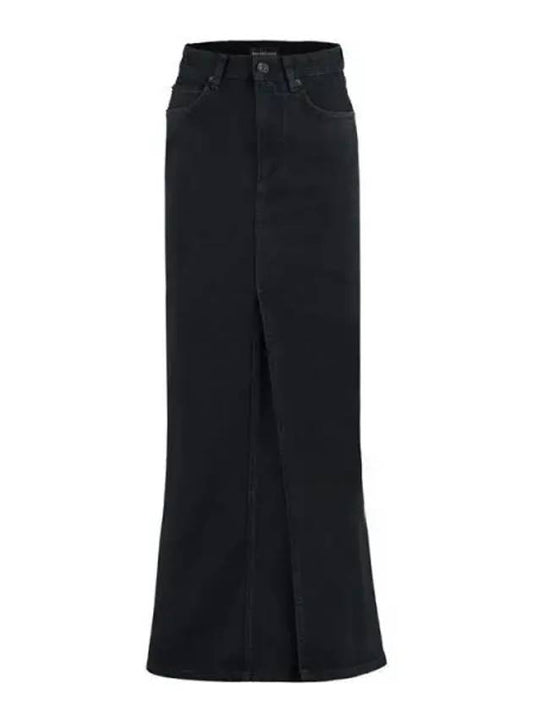 Maxi H-Line Skirt Black - BALENCIAGA - BALAAN 2