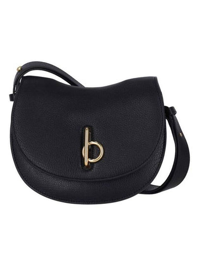 Rocking Horse Small Leather Shoulder Bag Black - BURBERRY - BALAAN 2