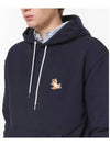 Chillax Fox Patch Classic Hoodie Navy - MAISON KITSUNE - BALAAN 7