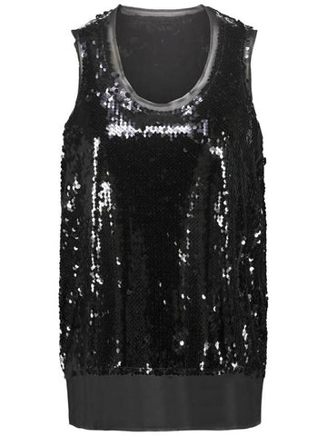 Comme Des Garçons Sequin Embroidered Top Clothing - COMME DES GARCONS - BALAAN 1