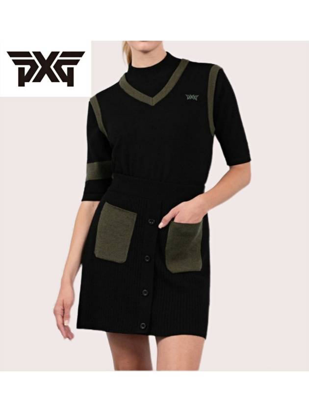 golf wear two-tone knit skirtskirt - PXG - BALAAN 1