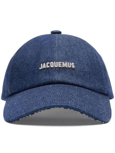 La Casquette Gadjo Base Ball Cap Blue - JACQUEMUS - BALAAN 1