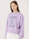 Brushed Options Drawing Spring Flower Sweat Shirts LAVENDER - LE SOLEIL MATINEE - BALAAN 3