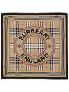 Montage Print Silk Small Square Scarf Archive Beige - BURBERRY - BALAAN 2