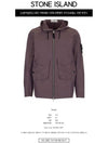 Wappen Patch Micro Reps Hooded Jacket Purple - STONE ISLAND - BALAAN 3