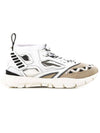 Heroes Reflex High Top Sneakers White Grey - VALENTINO - BALAAN 1