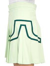 Women's Naomi Pleated Skirt Green - J.LINDEBERG - BALAAN 10