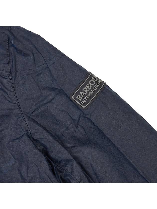 Edmound Wax Jacket Navy - BARBOUR - BALAAN 6