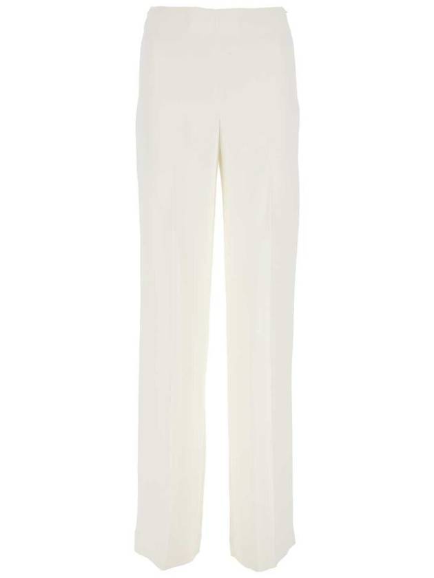 Women's High Waist Wide Pants White - STELLA MCCARTNEY - BALAAN 2