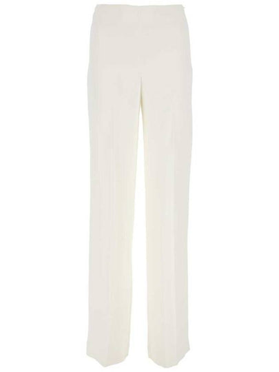 Women's High Waist Wide Pants White - STELLA MCCARTNEY - BALAAN 2