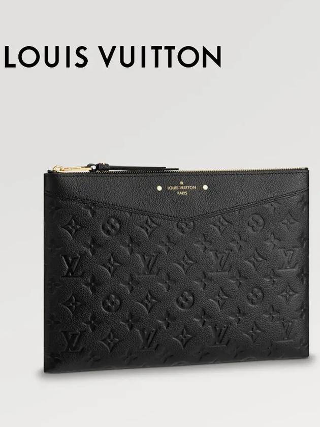 Monogram Daily Empreinte Pouch Bag Black - LOUIS VUITTON - BALAAN 2