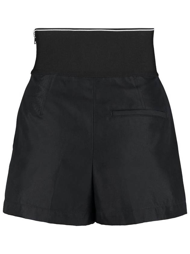 Safari Shorts in Cotton Tailoring Black - ALEXANDER WANG - BALAAN 3