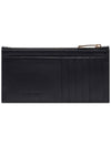 Intrecciato Zipper Long Card Wallet Black - BOTTEGA VENETA - BALAAN 5