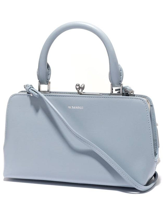 Goji Mini Calfskin Leather Tote Bag Light Blue - JIL SANDER - BALAAN 2