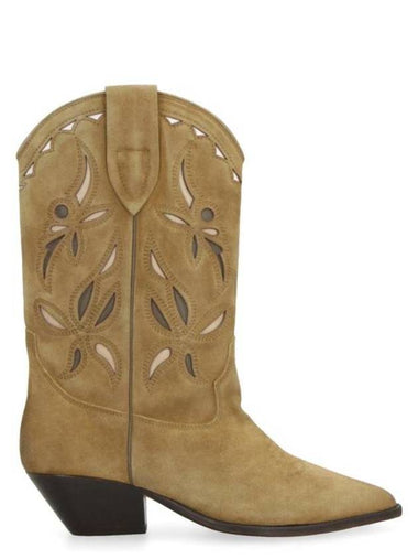 Duerto Cowboy Middle Boots Beige - ISABEL MARANT - BALAAN 1