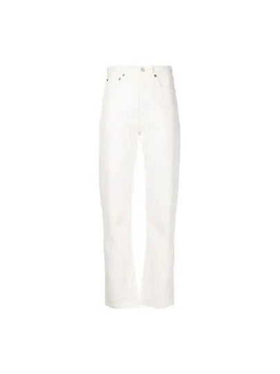 90s Pinch Waist Denim Jeans White - AGOLDE - BALAAN 2