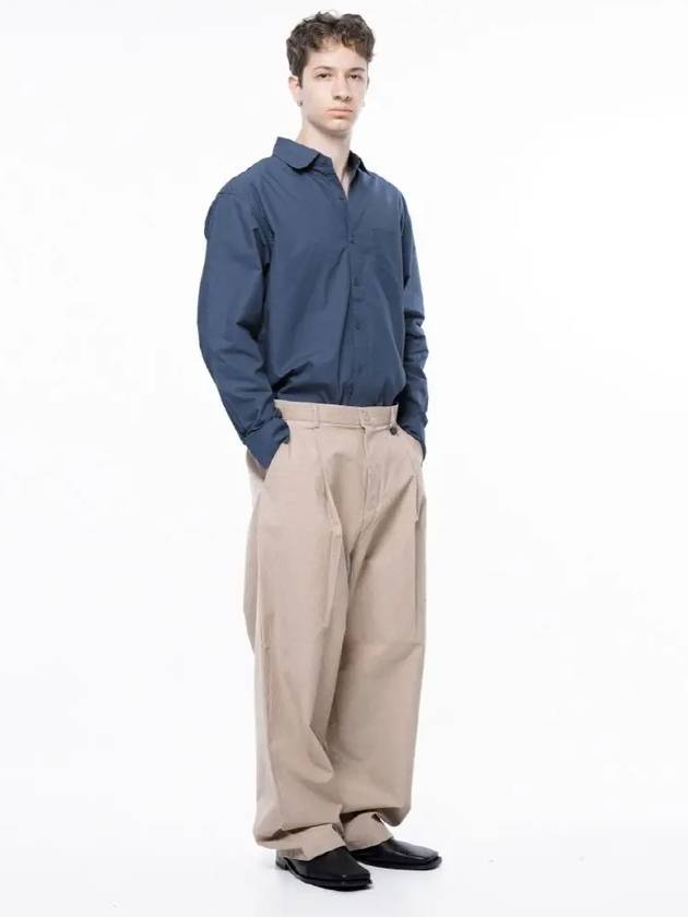 Men s M243PT01BE Corduroy One Tuck Wide Pants Beige - CHANCE'S NOI - BALAAN 7