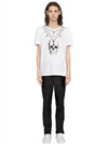 Skull Print Cotton Short Sleeve T-Shirt White - ALEXANDER MCQUEEN - BALAAN 7