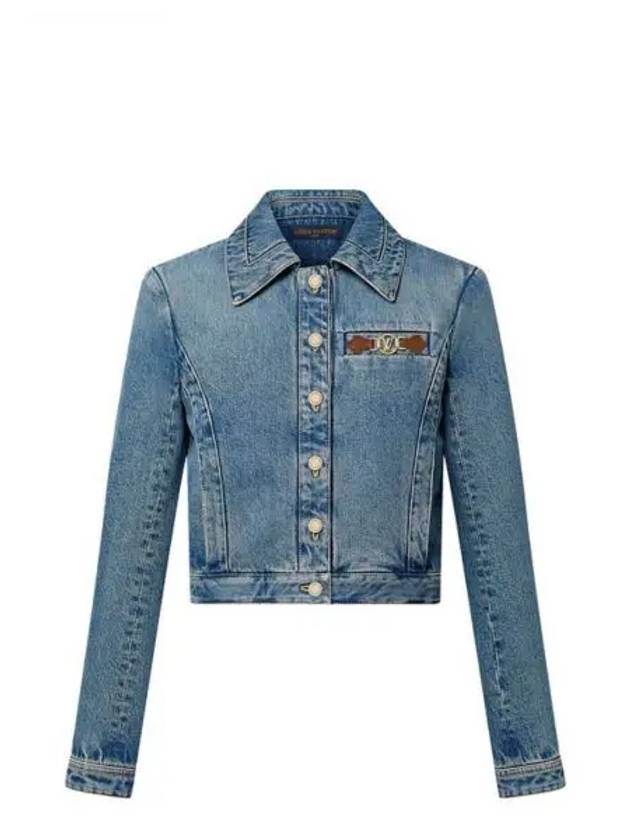 LV circle tab denim jacket 1AFYWQ - LOUIS VUITTON - BALAAN 1