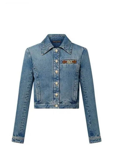 LV circle tab denim jacket 1AFYWQ - LOUIS VUITTON - BALAAN 1