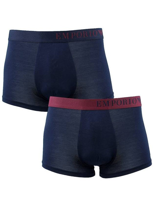 Boxer 2 Pack Trunk 111210 3F733 27435 - EMPORIO ARMANI - BALAAN 1