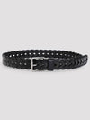 Belt E619238X47 1839 BLACK VINTAGE PALLADIUM - LOEWE - BALAAN 1