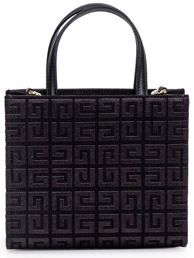 G Logo Small Canvas Tote Bag Black - GIVENCHY - BALAAN 4