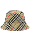 Vintage Check Reversible Bucket Hat Yellow - BURBERRY - BALAAN 2